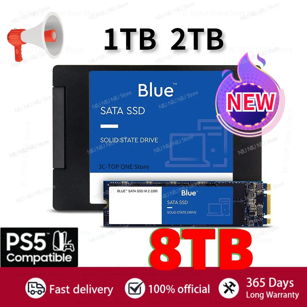 4TB High-Speed Solid State Drive 2TB SSD SATA SSD HDD 2.5inch Disk SATAIII 1TB SSD Internal Solid State Drive For laptop Desktop
4TB High-Speed Solid State Drive 2TB SSD SATA SSD HDD 2.5inch Disk SATAIII 1TB SSD Internal Solid State Drive For laptop Desktop