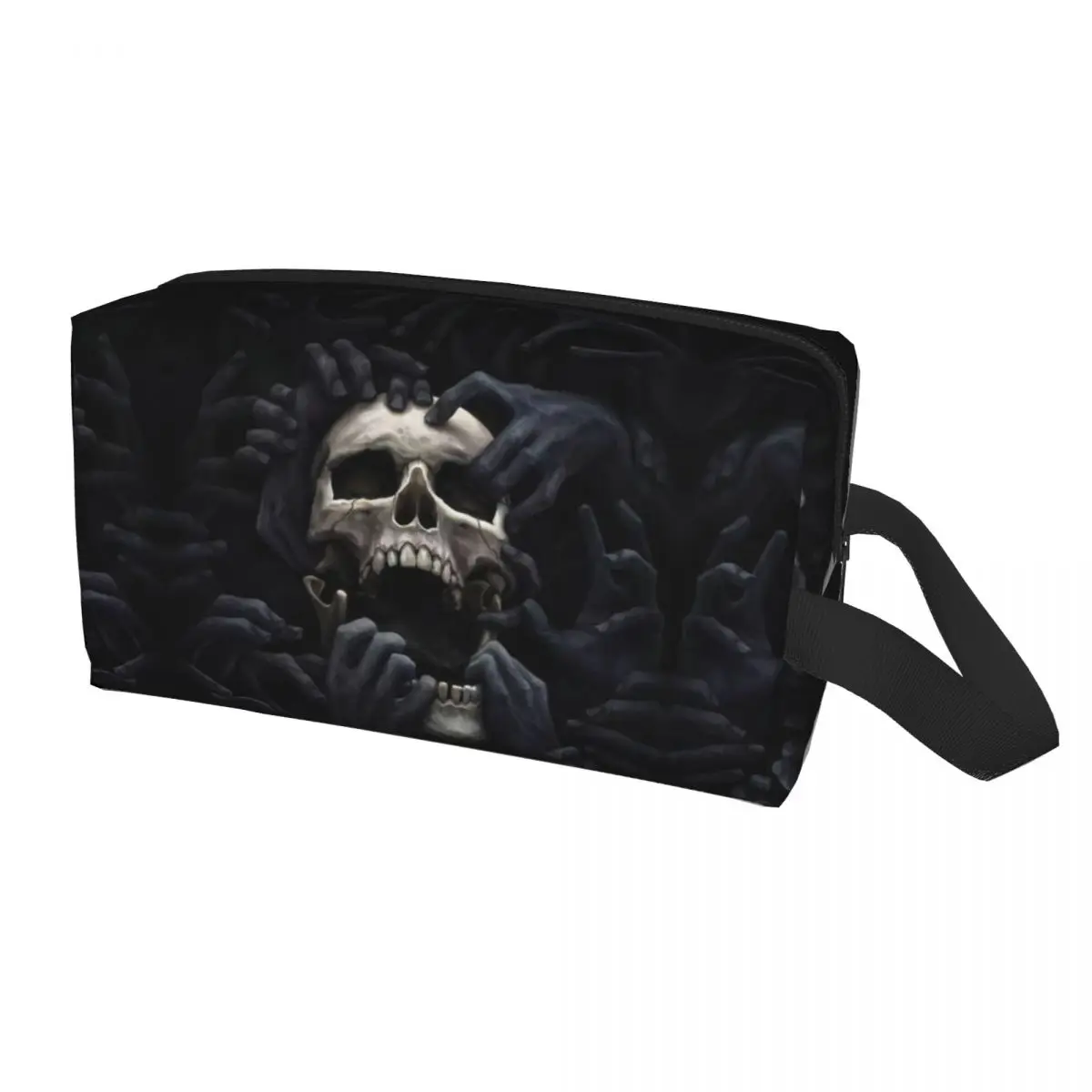 Travel Evil Hands Skull Toiletry Bag Kawaii Halloween Gothic Skeleton Cosmetic Makeup Organizer Women Storage Dopp Kit Case
Travel Evil Hands Skull Toiletry Bag Kawaii Halloween Gothic Skeleton Cosmetic Makeup Organizer Women Storage Dopp Kit Case