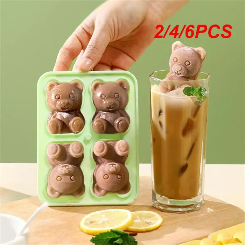 2/4/6PCS Cute Teddy Bear Making Mold Splash-proof And Easy To Fall Off, For Refrigerator With Container, Cute Bear Ice
2/4/6PCS Cute Teddy Bear Making Mold Splash-proof And Easy To Fall Off, For Refrigerator With Container, Cute Bear Ice