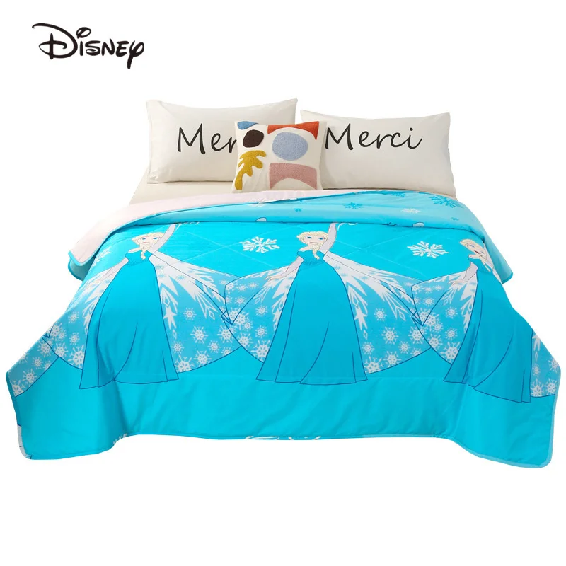 

Spider-Man Frozen Elsa Mickey Minnie Cotton Blanket Adult Boy Disney Girl Baby Nap Blanket Summer Quilt Air Conditioner Kid Gift