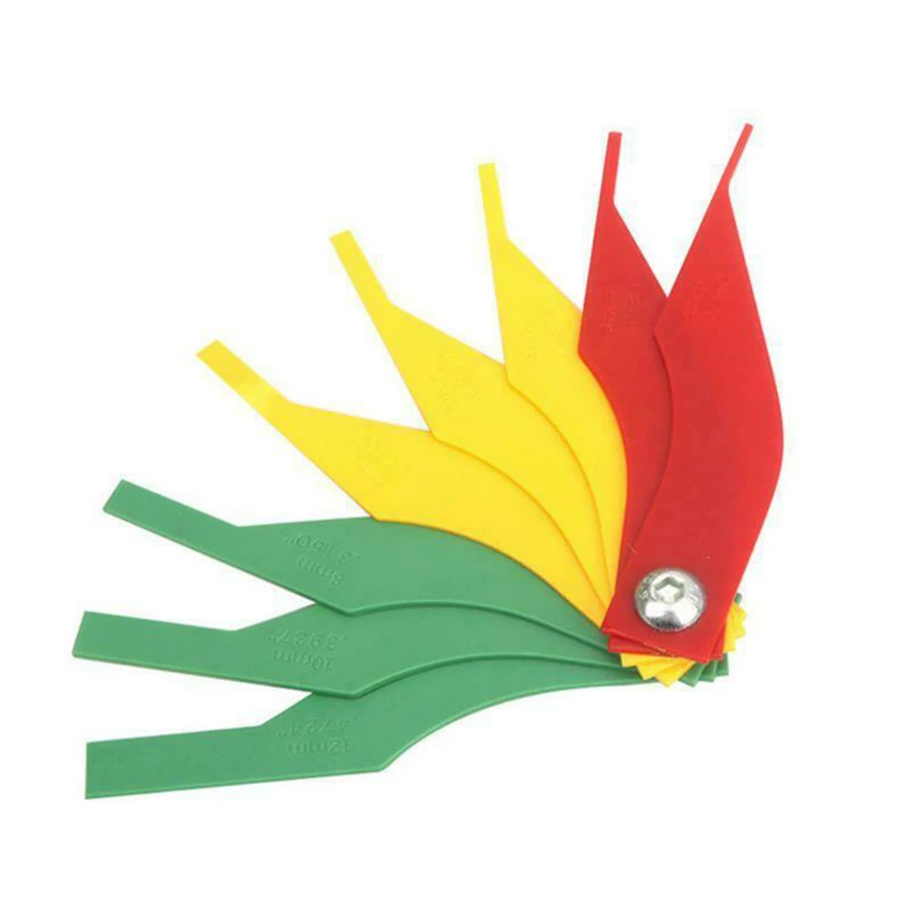 Brake Pad Gauge Red/Yellow/Green Three Sizes Mul-functional Durable Brake Pad Gauge Measuring Tools
Brake Pad Gauge Red/Yellow/Green Three Sizes Mul-functional Durable Brake Pad Gauge Measuring Tools