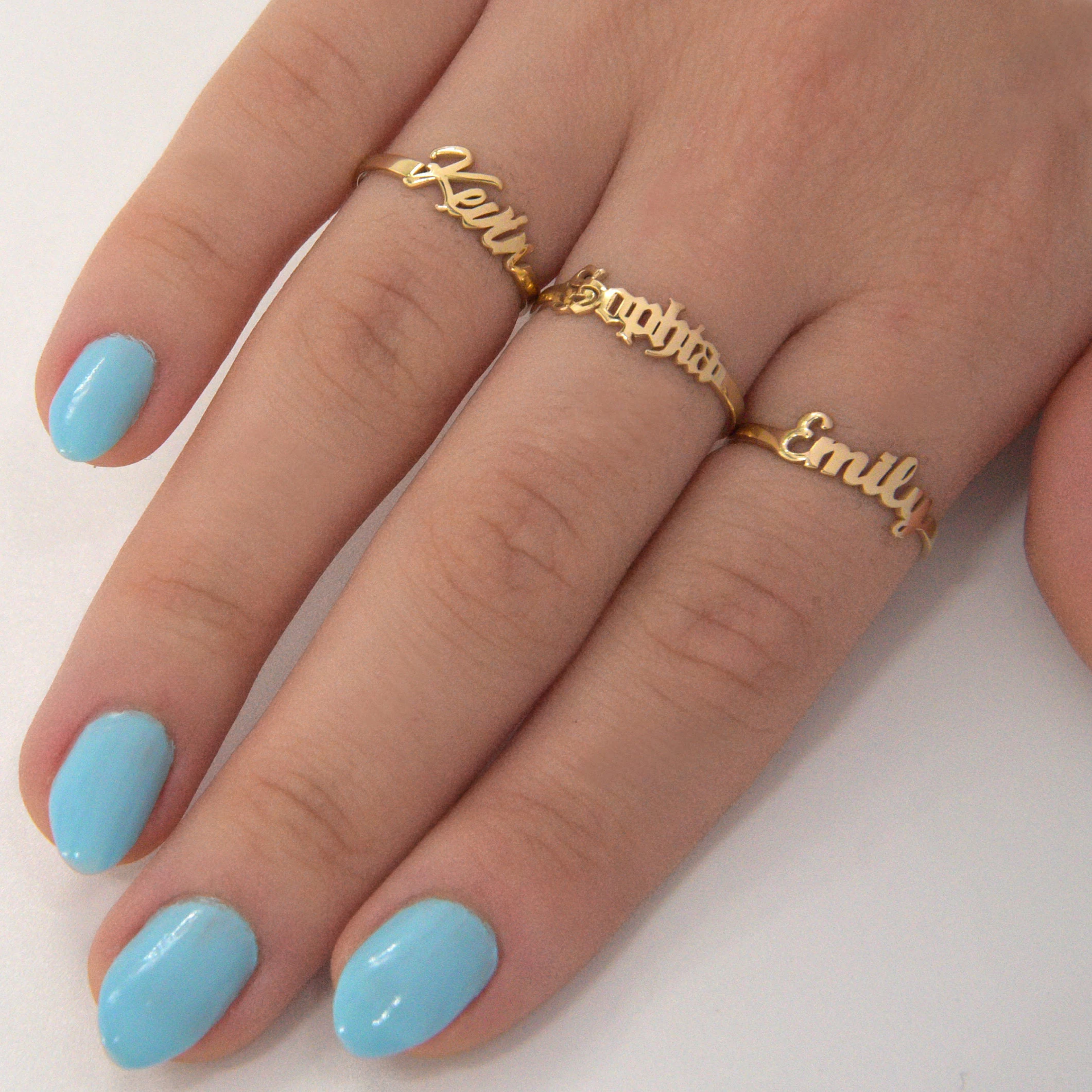 Personalized Custom Rings for Women Simple Name Ring Stainless Steel Jewelry Adjustable Couple Rings Unique Wedding Gifts
Personalized Custom Rings for Women Simple Name Ring Stainless Steel Jewelry Adjustable Couple Rings Unique Wedding Gifts