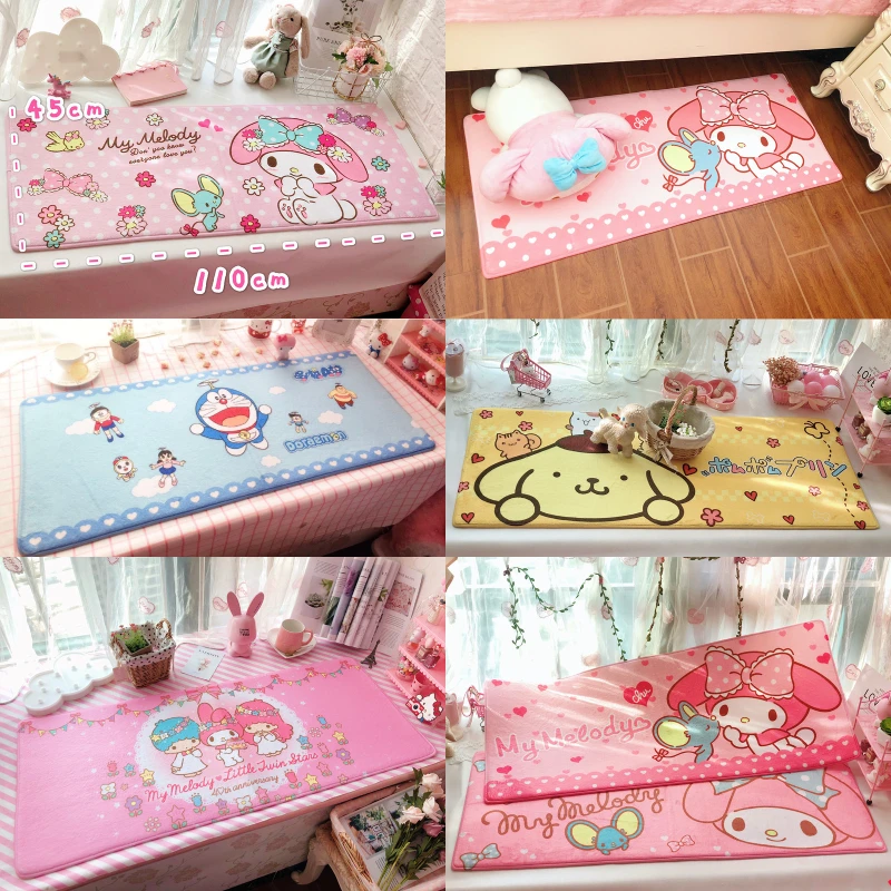 Kawaii My Melody Cinnamoroll Cartoon Carpets Bay Window Cushion Bedroom Bedside Blankets Non-slip Super Soft Carpets
Kawaii My Melody Cinnamoroll Cartoon Carpets Bay Window Cushion Bedroom Bedside Blankets Non-slip Super Soft Carpets