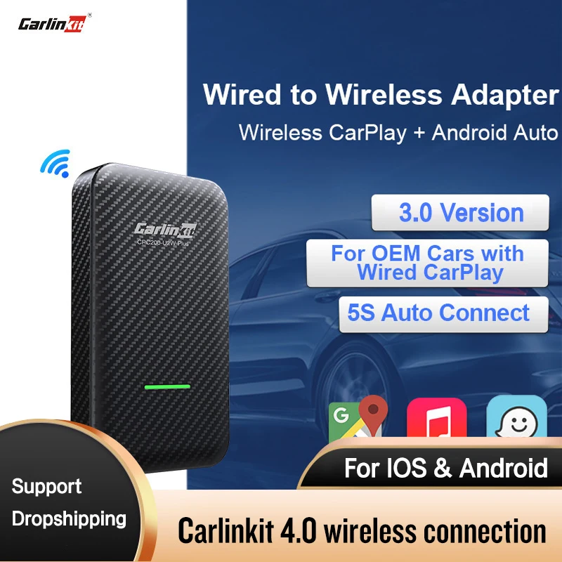2022 Carlinkit 3.0 Pro Apple Carplay Wireless Car Play Box Bluetooth Connection for Factory Wired CarPlay Car Multimedia IOS 15
2022 Carlinkit 3.0 Pro Apple Carplay Wireless Car Play Box Bluetooth Connection for Factory Wired CarPlay Car Multimedia IOS 15
