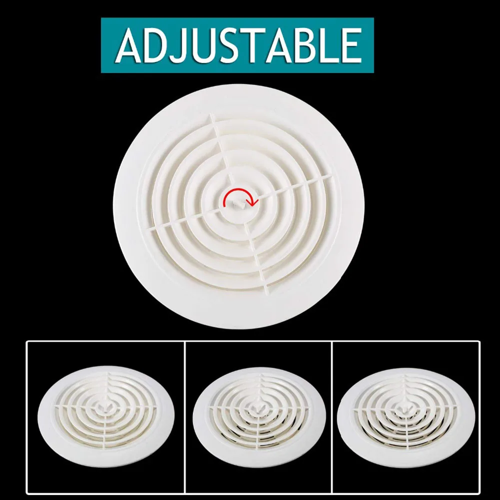 Adjustable Air Ventilation Grill Outlet Cover Round Ducting Ceiling Wall Hole Air Vent Grille Louver Air Outlet Fresh System
Adjustable Air Ventilation Grill Outlet Cover Round Ducting Ceiling Wall Hole Air Vent Grille Louver Air Outlet Fresh System