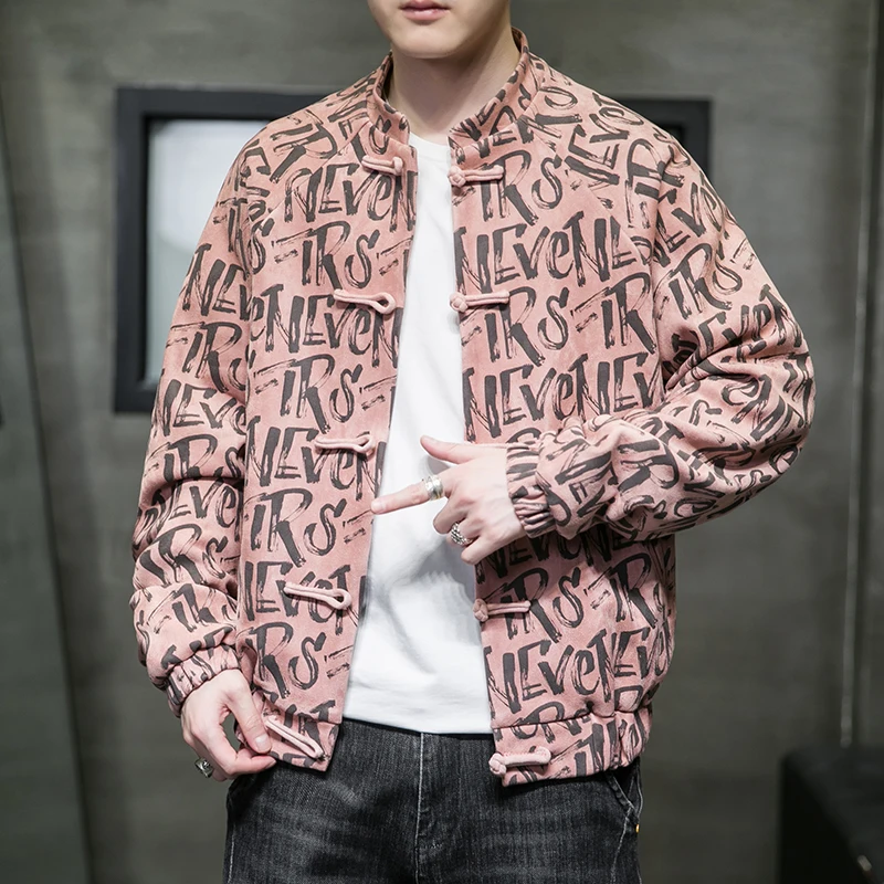 Замшевые мужские куртки в китайском стиле с буквенным принтом, Осенние дизайнерские Брендовые мужские повседневные пальто, одежда с воротн...
Замшевые мужские куртки в китайском стиле с буквенным принтом, Осенние дизайнерские Брендовые мужские повседневные пальто, одежда с воротн...
