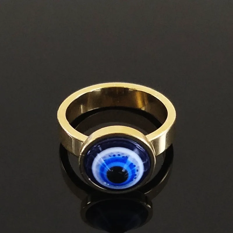 Evil Eye Islam Stainless Steel Ring Jewelry Gold Color Rings for Women Jewellery joyas acero inoxidable mujer R612220S05
Evil Eye Islam Stainless Steel Ring Jewelry Gold Color Rings for Women Jewellery joyas acero inoxidable mujer R612220S05