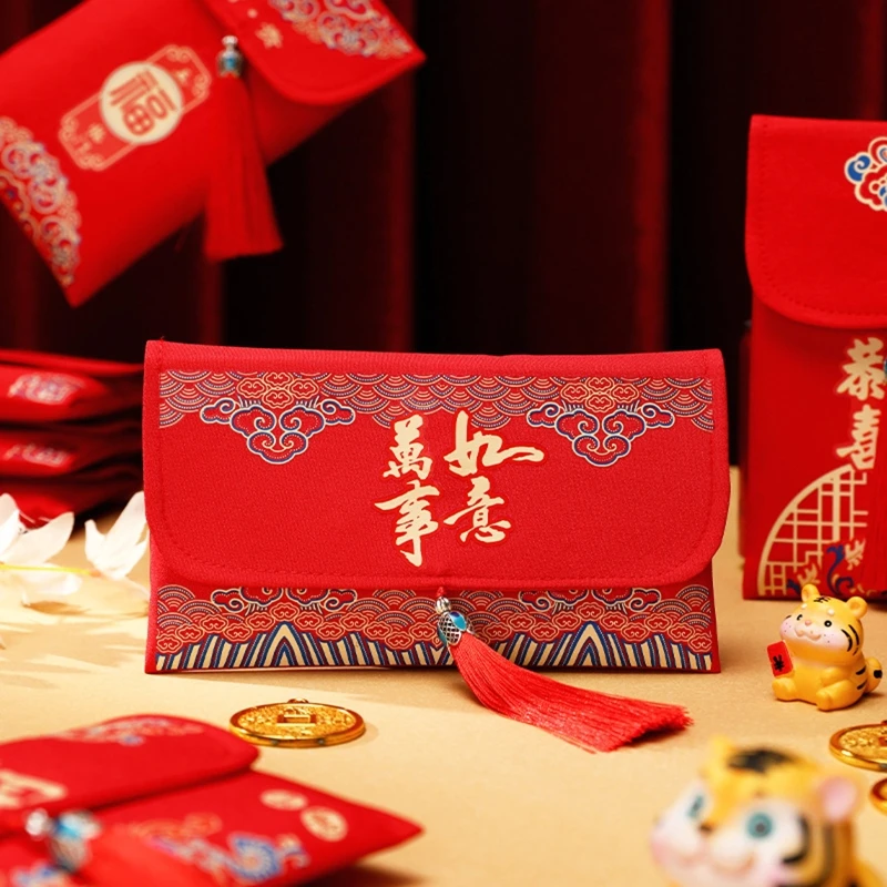 Роскошный красный конверт из парчи, индивидуальный карман для денег, 2022, сумка для благословения нового года, свадебные подарочные пакеты н...
Роскошный красный конверт из парчи, индивидуальный карман для денег, 2022, сумка для благословения нового года, свадебные подарочные пакеты н...