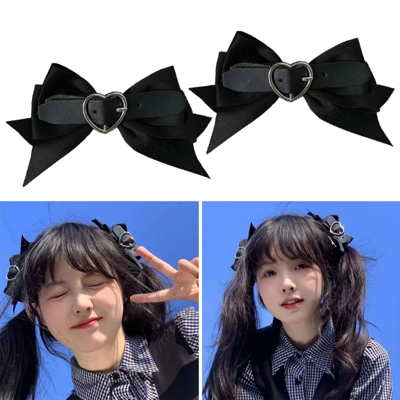 Bows Hair Clip Bow tie Punk Hair Bows Barrettes Bows hairpin Bowknot Side Clip Hair Clip y2k pu Buckle Top Clip
Bows Hair Clip Bow tie Punk Hair Bows Barrettes Bows hairpin Bowknot Side Clip Hair Clip y2k pu Buckle Top Clip