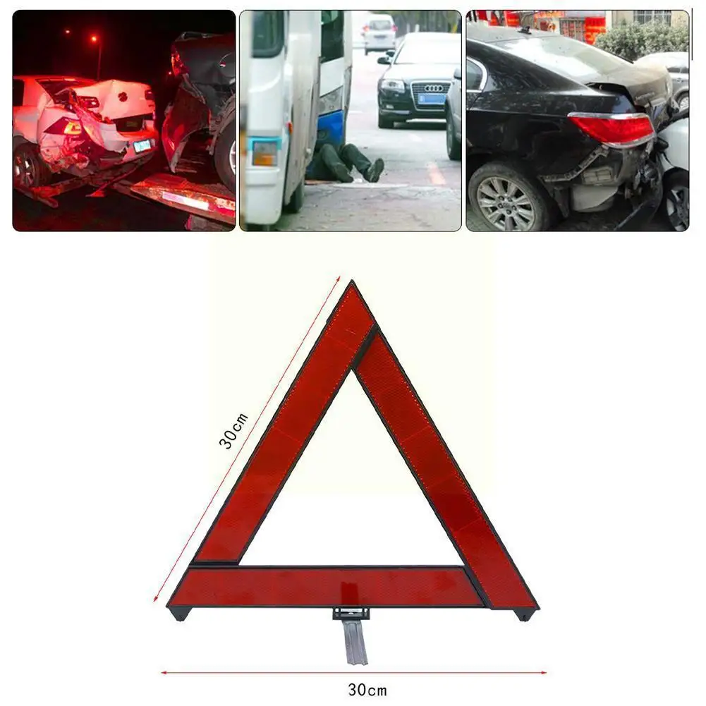 Car Tripod Warning Sign Foldable Triangle Emergency Stop Emergency Reflective Sign Board Tool Hazard Road Convenient Breakd B9R6
Car Tripod Warning Sign Foldable Triangle Emergency Stop Emergency Reflective Sign Board Tool Hazard Road Convenient Breakd B9R6