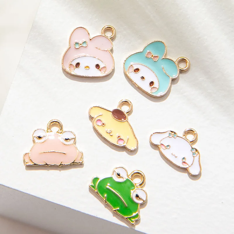 10pcs New Cartoon Animals Enamel Charms Frog Dog Pendants DIY Earrings Necklace Bracelet For Jewelry Making Supplies Accessaries
10pcs New Cartoon Animals Enamel Charms Frog Dog Pendants DIY Earrings Necklace Bracelet For Jewelry Making Supplies Accessaries