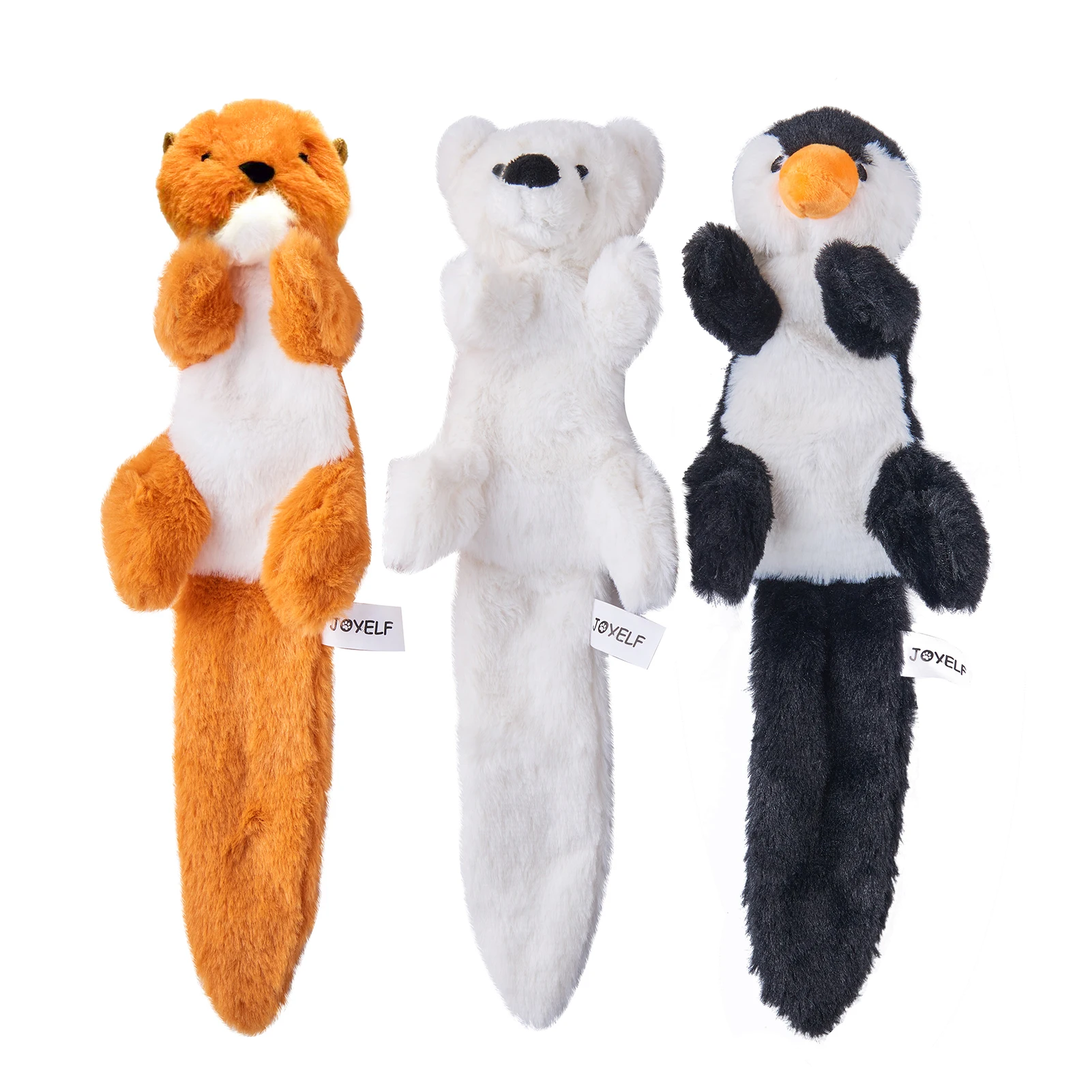 Dog Toy Stuffingless Plush Dog Chew Toy for Puppy Dogs 3 Pack Marine Animals - Penguin, Polar Bear and Otter
Dog Toy Stuffingless Plush Dog Chew Toy for Puppy Dogs 3 Pack Marine Animals - Penguin, Polar Bear and Otter