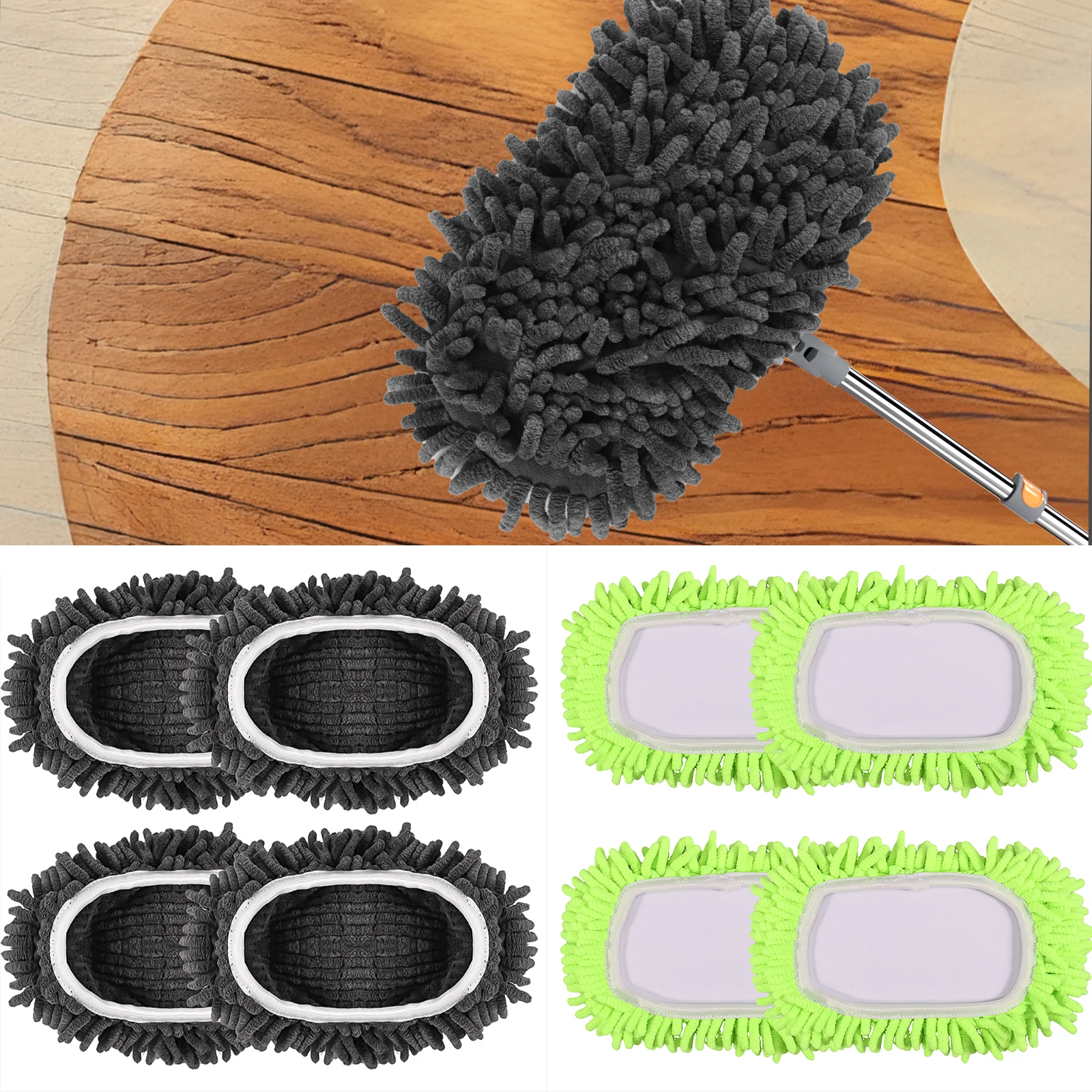 4 Pack Microfiber Mop Pads Reusable Microfiber Dust Mop Refill Machine Washable Mop Refill Pads Wet and Dry Microfiber Mop Head
4 Pack Microfiber Mop Pads Reusable Microfiber Dust Mop Refill Machine Washable Mop Refill Pads Wet and Dry Microfiber Mop Head