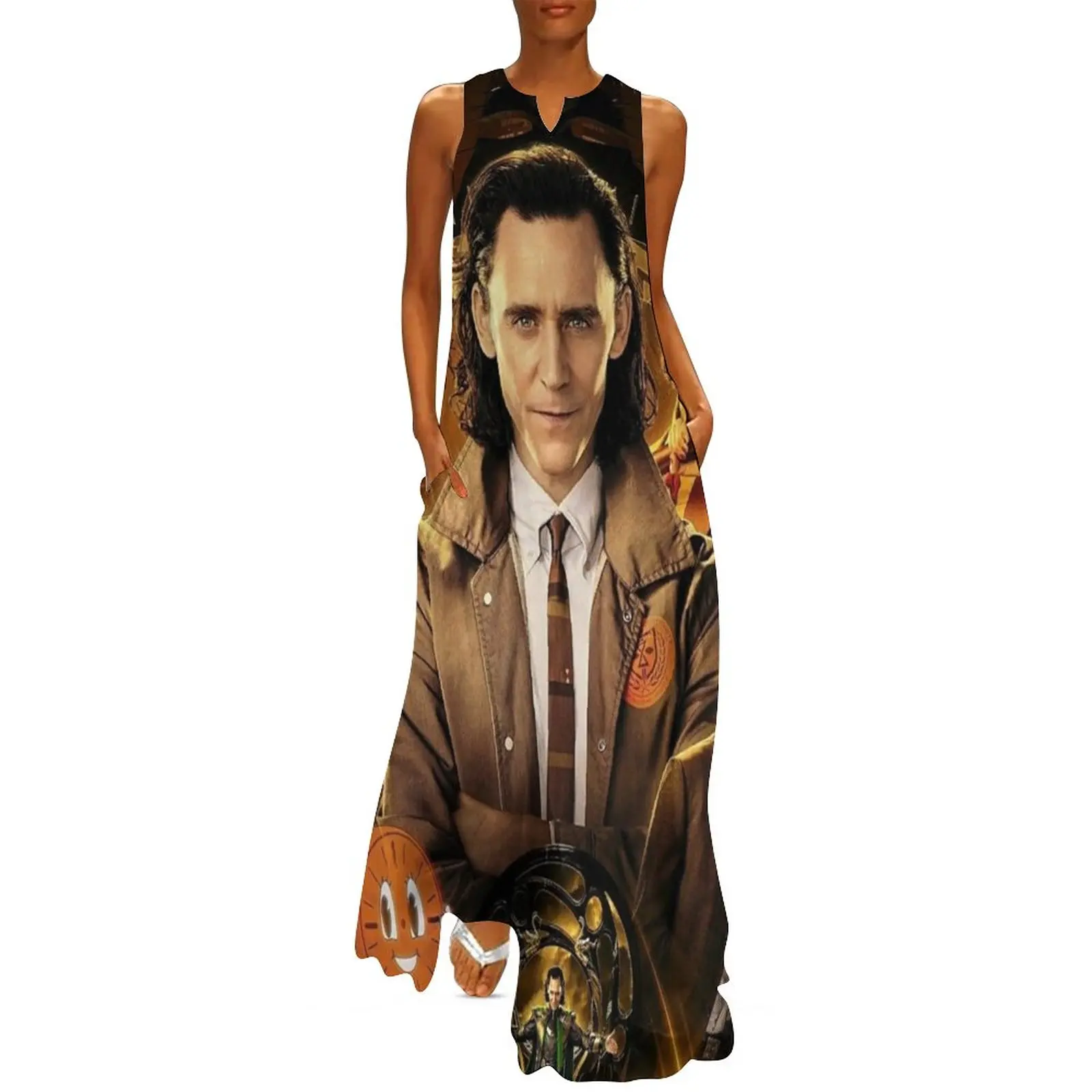 Летнее платье Tom Hiddleston, корейская мода, повседневные длинные платья, женское пляжное платье макси, подарок на день рождения
Летнее платье Tom Hiddleston, корейская мода, повседневные длинные платья, женское пляжное платье макси, подарок на день рождения