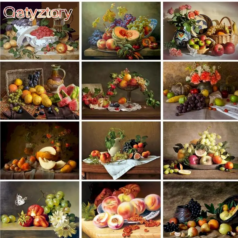 GATYZTORY Frame DIY Oil Painting By Numbers For Adults Fruit Drawing Coloring By Numbers Handmade For Home Decor 60x75cm
GATYZTORY Frame DIY Oil Painting By Numbers For Adults Fruit Drawing Coloring By Numbers Handmade For Home Decor 60x75cm