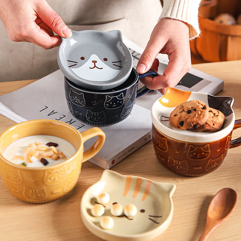 Cartoon Ceramic Cat Mug With Lid Breakfast Strawberry Milk Tea Cup Shiba Lnu Espresso Coffee Cups Personality Gift Tumbler Cup
Cartoon Ceramic Cat Mug With Lid Breakfast Strawberry Milk Tea Cup Shiba Lnu Espresso Coffee Cups Personality Gift Tumbler Cup