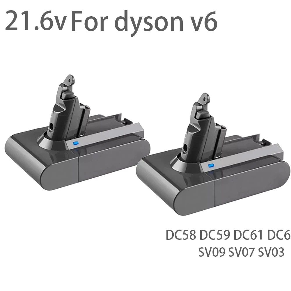 21.6V 6800mAh Replacement Battery for Dyson Li-ion Vacuum Cleaner SV09 SV07 SV03 DC58 DC61 DC62 DC74 V6 965874-02 Animal Battery
21.6V 6800mAh Replacement Battery for Dyson Li-ion Vacuum Cleaner SV09 SV07 SV03 DC58 DC61 DC62 DC74 V6 965874-02 Animal Battery
