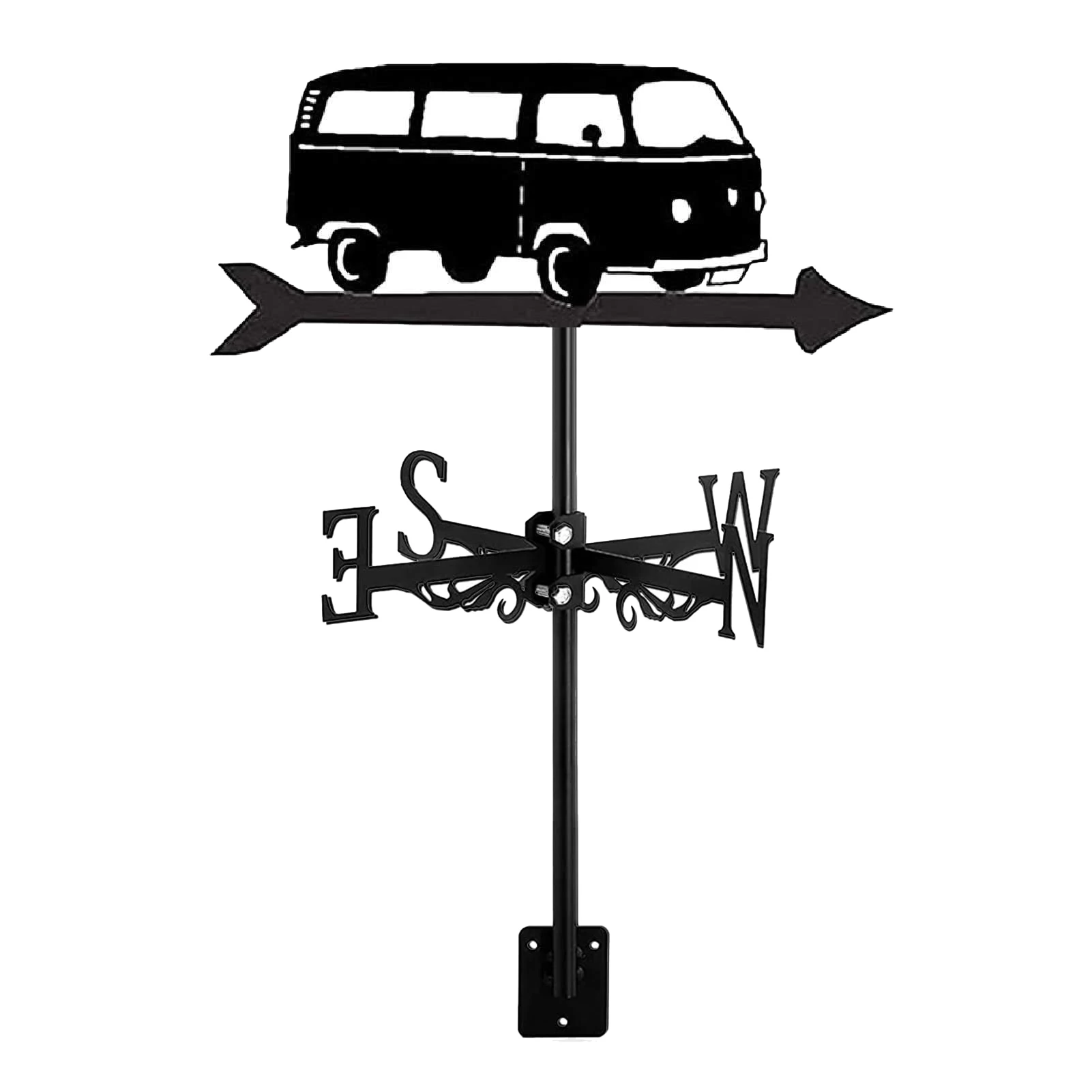 Bus Weathervanes, Professional Measuring Tools Weather Vane for Roof Mounted, Retro Outdoor Garden Shed Roof Decoration
Bus Weathervanes, Professional Measuring Tools Weather Vane for Roof Mounted, Retro Outdoor Garden Shed Roof Decoration
