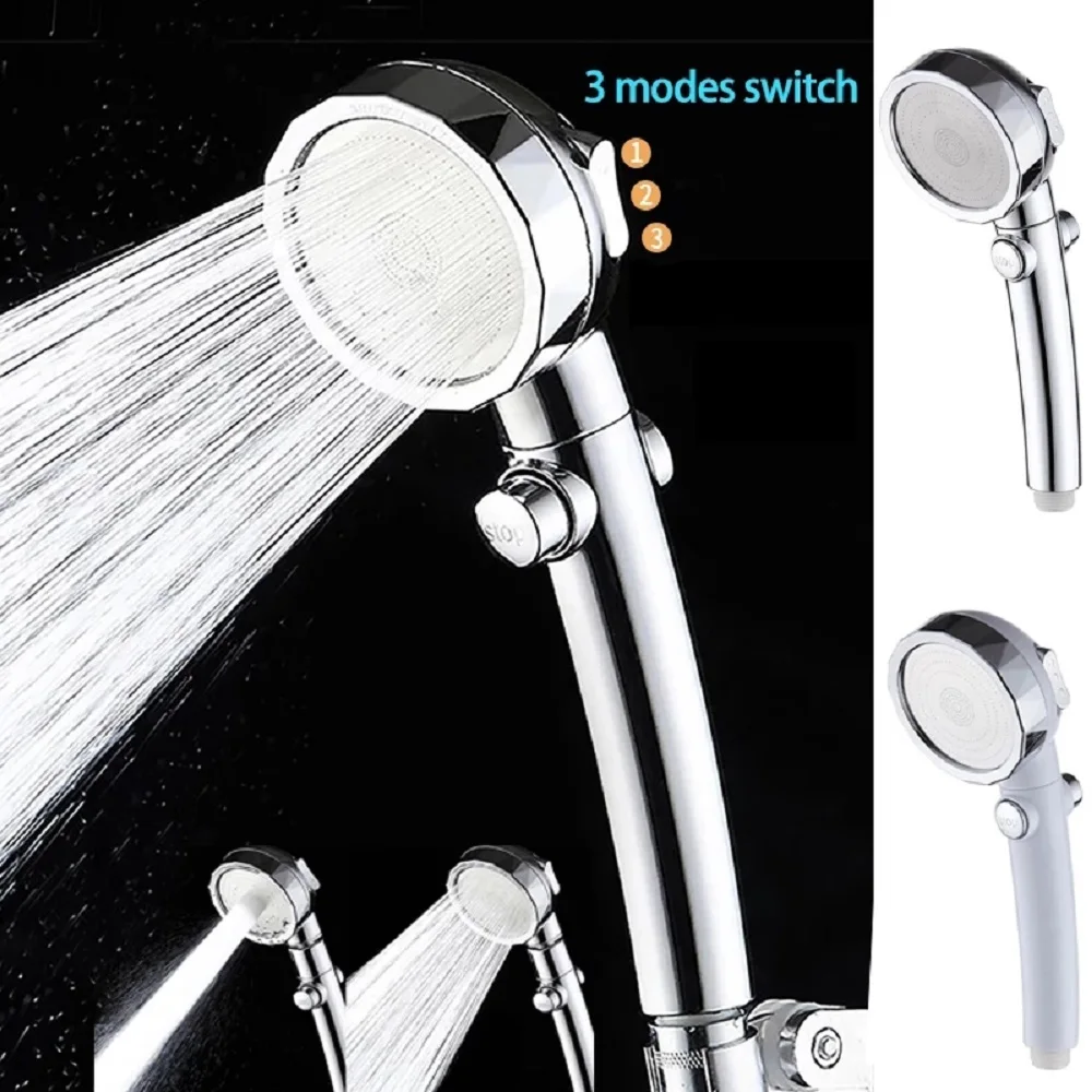 3 Modes Adjustable Handheld High Pressure Shower Head Bathroom Pressurized Massage Home Universal Bath Shower Head Nozzle
3 Modes Adjustable Handheld High Pressure Shower Head Bathroom Pressurized Massage Home Universal Bath Shower Head Nozzle