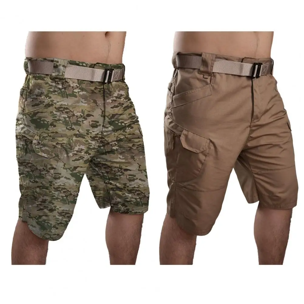 Breathable Men Plaid Shorts Stylish Men's Cargo Shorts with Solid Camouflage Patterns Multiple Pockets Button-zipper for Summer
Breathable Men Plaid Shorts Stylish Men's Cargo Shorts with Solid Camouflage Patterns Multiple Pockets Button-zipper for Summer