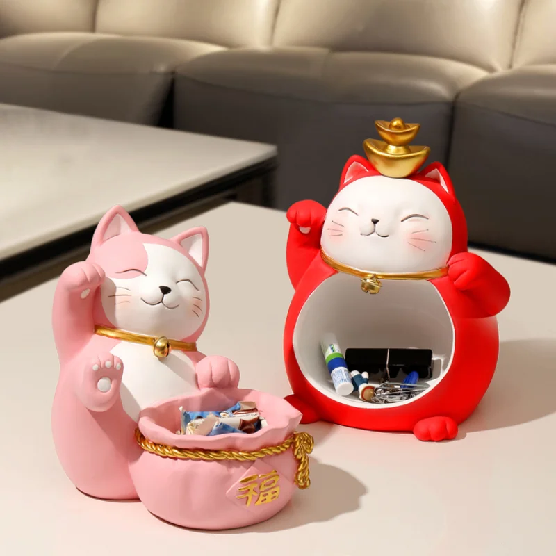 Ingot Lucky Cat Entrance Key Storage Decoration Living Room TV Cabinet Desktop Home Decoration Housewarming New Home Gift
Ingot Lucky Cat Entrance Key Storage Decoration Living Room TV Cabinet Desktop Home Decoration Housewarming New Home Gift