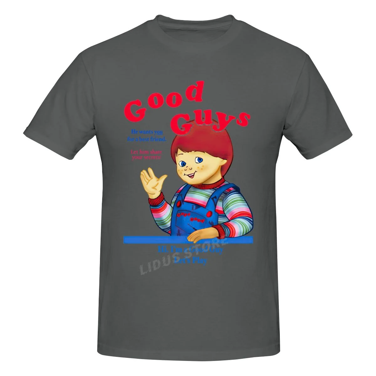 Good Guys Chucky Childs Play Good Guys Play Pals Toys Movies Film Horror Doll Juego De Ni Os Chicos Buenos T shirt Tshirt Tees
Good Guys Chucky Childs Play Good Guys Play Pals Toys Movies Film Horror Doll Juego De Ni Os Chicos Buenos T shirt Tshirt Tees
