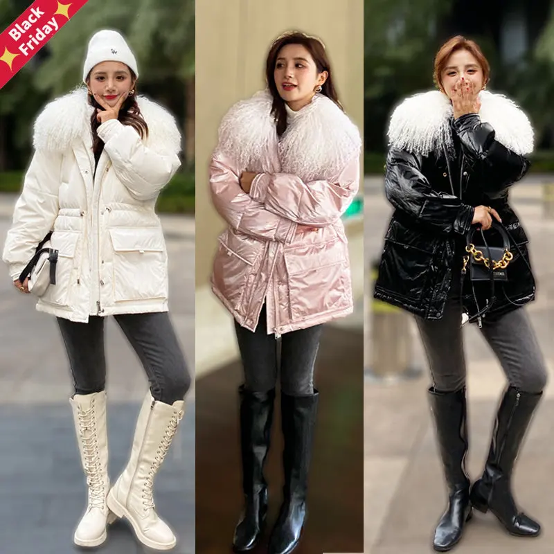 Женский длинный пуховик на 2023 белом утином пуху, водонепроницаемая Глянцевая Парка свободного покроя из натуральной шерсти, зимний пуховик...
Женский длинный пуховик на 2023 белом утином пуху, водонепроницаемая Глянцевая Парка свободного покроя из натуральной шерсти, зимний пуховик...