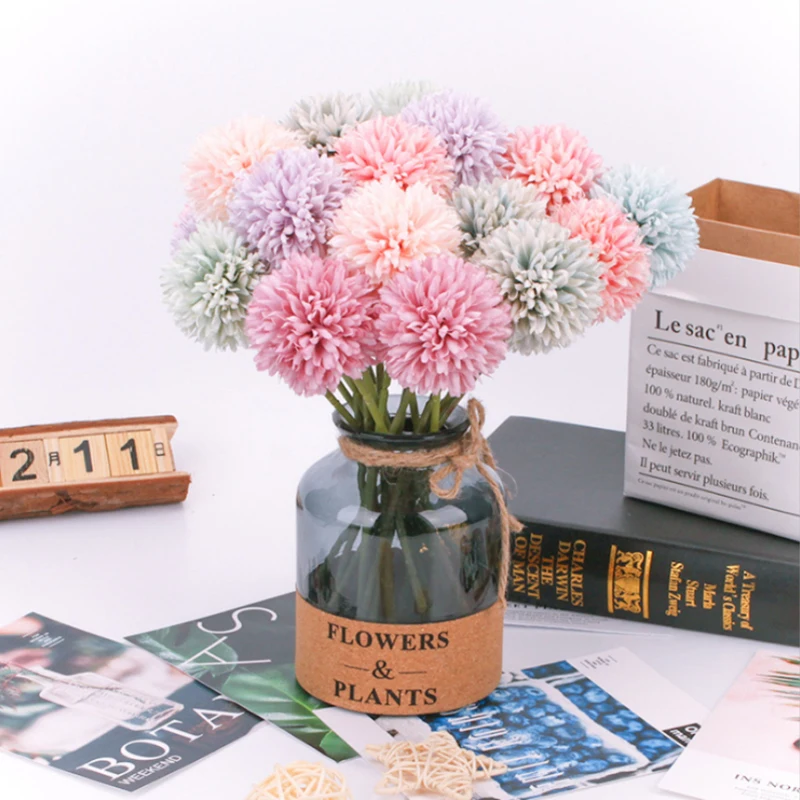 9 Colors Artificial Flower Dandelion Fake Flowers for Home Wedding Decoration Silk Dandelion Flowers Home Decor Gift 
9 Colors Artificial Flower Dandelion Fake Flowers for Home Wedding Decoration Silk Dandelion Flowers Home Decor Gift