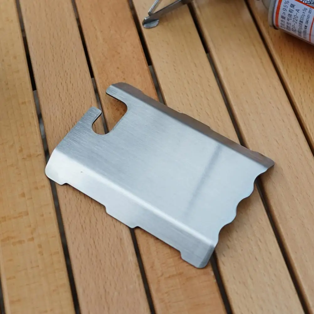 Camping Gas Stove Thermal Baffle Bord Steel Bracket Heat Baffle Bord For Outdoor Hiking Picnic
Camping Gas Stove Thermal Baffle Bord Steel Bracket Heat Baffle Bord For Outdoor Hiking Picnic