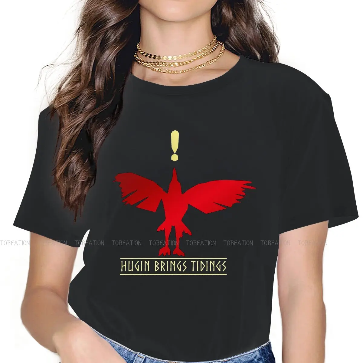 HUGIN BRINGS TIDINGS Harajuku TShirt Valheim Viking Vikings Game Style Streetwear Comfortable T Shirt Girl Special 5XL
HUGIN BRINGS TIDINGS Harajuku TShirt Valheim Viking Vikings Game Style Streetwear Comfortable T Shirt Girl Special 5XL