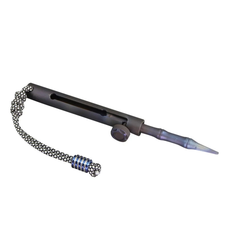 1 Piece Titanium Alloy Bolt Action EDC Outdoor Pocket Everyday Carry Tools with Pendant
1 Piece Titanium Alloy Bolt Action EDC Outdoor Pocket Everyday Carry Tools with Pendant