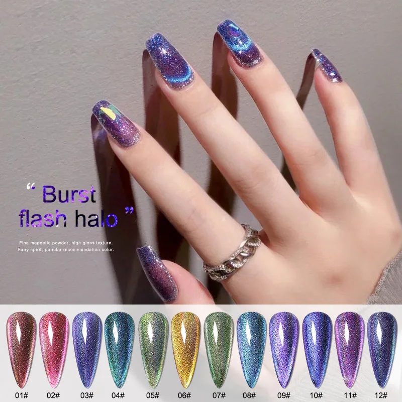 8ml Quicksand Cat Eye Gel Polish Reflective Glitter High Quality Nail Polish UV Professional Gel For DIY Manicure
8ml Quicksand Cat Eye Gel Polish Reflective Glitter High Quality Nail Polish UV Professional Gel For DIY Manicure