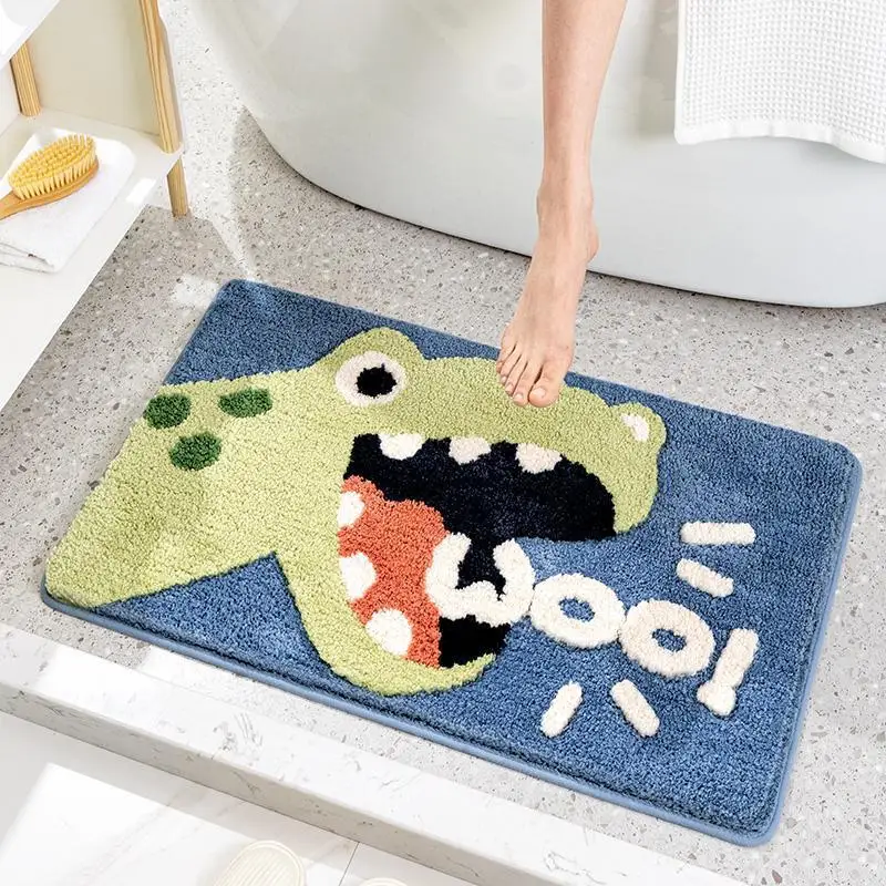 Cartoon Dinosaur Bath Mat Absorbent Bathroom Area Rugs Non Slip Entrance Doormat Toilet Carpet Bedroom Home Decor Soft Floor Mat
Cartoon Dinosaur Bath Mat Absorbent Bathroom Area Rugs Non Slip Entrance Doormat Toilet Carpet Bedroom Home Decor Soft Floor Mat