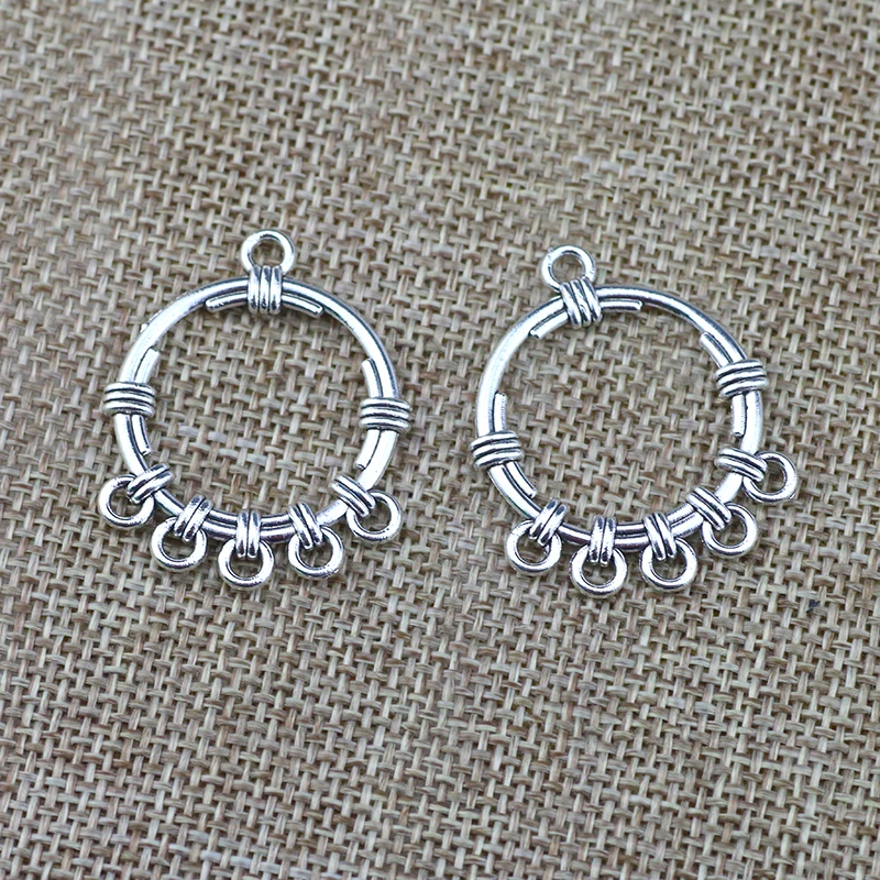 10 Pieces 24*37mm Mixed Alloy Antique Silver Color Earrings Round Charms Vintage Pendant Accessory For DIY Jewelry Making
10 Pieces 24*37mm Mixed Alloy Antique Silver Color Earrings Round Charms Vintage Pendant Accessory For DIY Jewelry Making