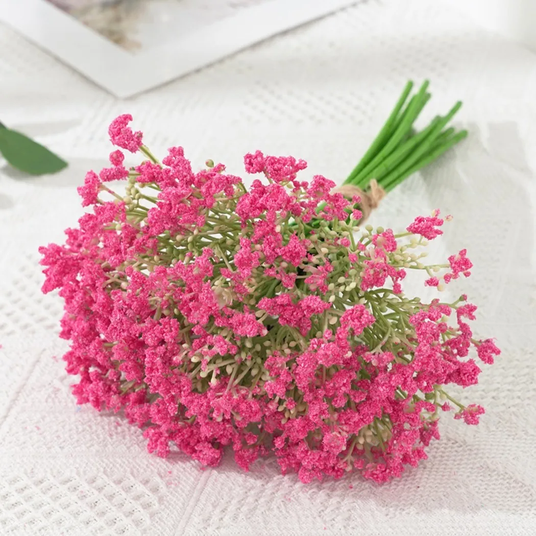 Fake Silk Gypsophila Breath Bouquet, Wedding Home Party Decor, Long lasting Freshness, Plastic Material, 32cm Size
Fake Silk Gypsophila Breath Bouquet, Wedding Home Party Decor, Long lasting Freshness, Plastic Material, 32cm Size