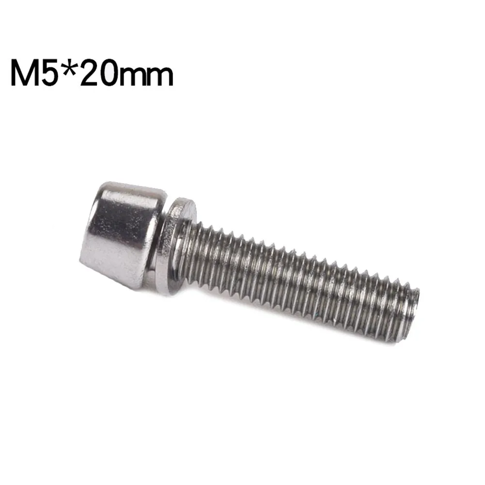 Mount Stem Bolts High Strength High-precision Steel Parts Screws Set Spare 20mm 6pcs Cycle Durable High Quality New
Mount Stem Bolts High Strength High-precision Steel Parts Screws Set Spare 20mm 6pcs Cycle Durable High Quality New