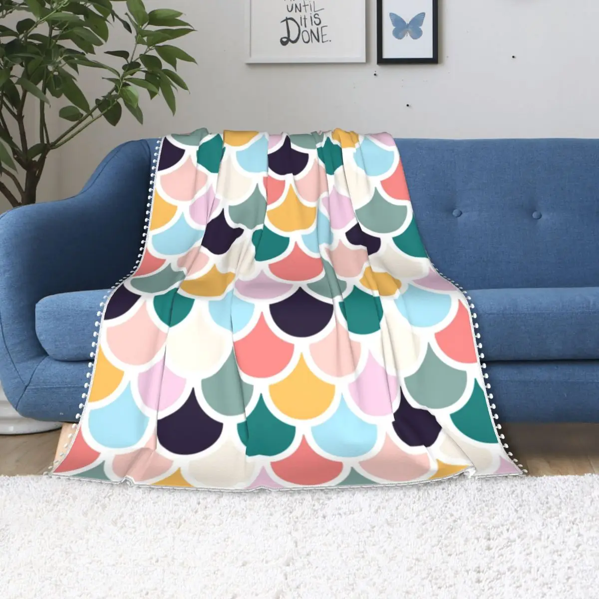 Colorful Circles Mermaid Blanket Seigaiha Cute Fleece Blanket Car Super Soft Cheap Bedspread
Colorful Circles Mermaid Blanket Seigaiha Cute Fleece Blanket Car Super Soft Cheap Bedspread