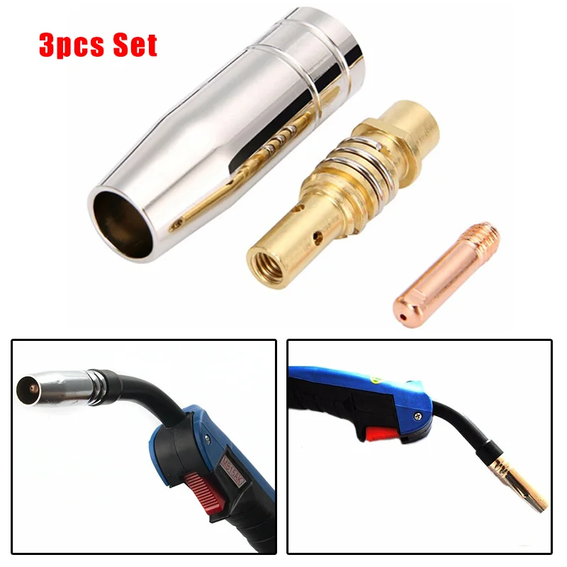 3pcs/Set Welding Nozzles Welding Torch Air Cooled Suitable For Welding Metal Supplies Contact Tip Holder Gas Nozzle Tools
3pcs/Set Welding Nozzles Welding Torch Air Cooled Suitable For Welding Metal Supplies Contact Tip Holder Gas Nozzle Tools