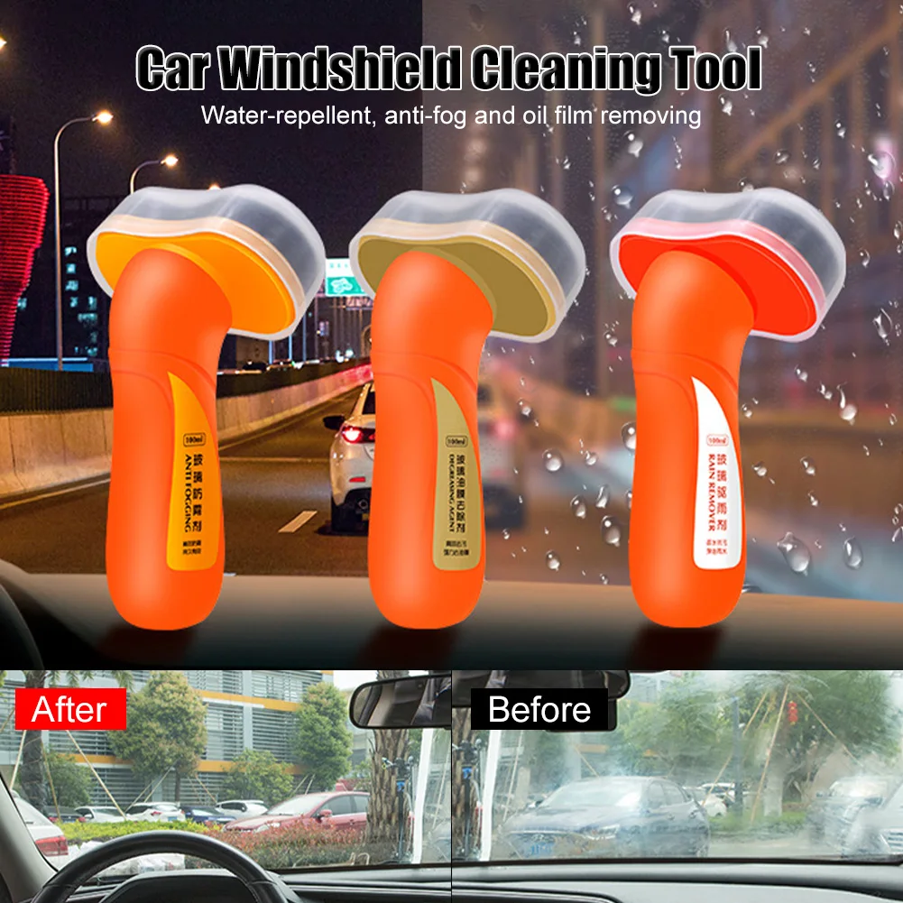 100ml Car Glass Windshield Oil Film Remover Windscreen Cleaner Antifogging Rain Repellent Agent Hydrophobic Glass Cleaning Tool
100ml Car Glass Windshield Oil Film Remover Windscreen Cleaner Antifogging Rain Repellent Agent Hydrophobic Glass Cleaning Tool