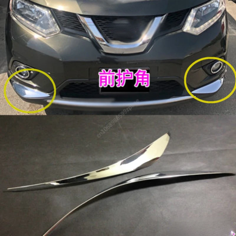 Car Accessories ABS Plated Front Bumper Corner Guard and Front Bumper Trim Strip Trim For Nissan X-Trail X Trail T32 2014-2016
Car Accessories ABS Plated Front Bumper Corner Guard and Front Bumper Trim Strip Trim For Nissan X-Trail X Trail T32 2014-2016