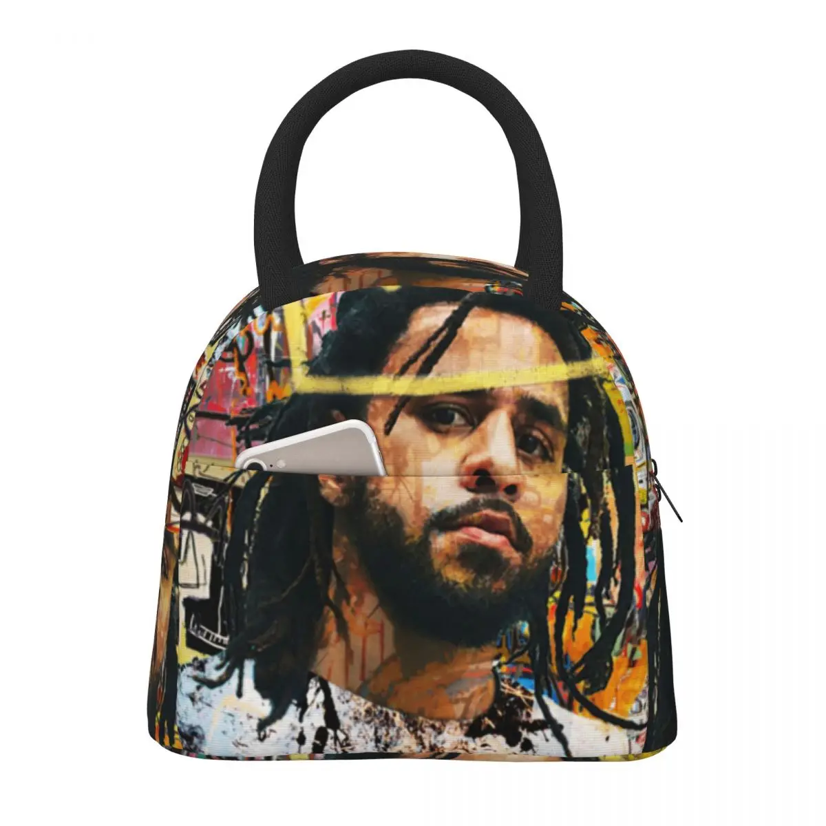 J Cole Portrait Lunch Bag great musician artist Grammy Awards Print Lunch Box Leisure Travel Cooler Bag Thermal Tote Handbags
J Cole Portrait Lunch Bag great musician artist Grammy Awards Print Lunch Box Leisure Travel Cooler Bag Thermal Tote Handbags