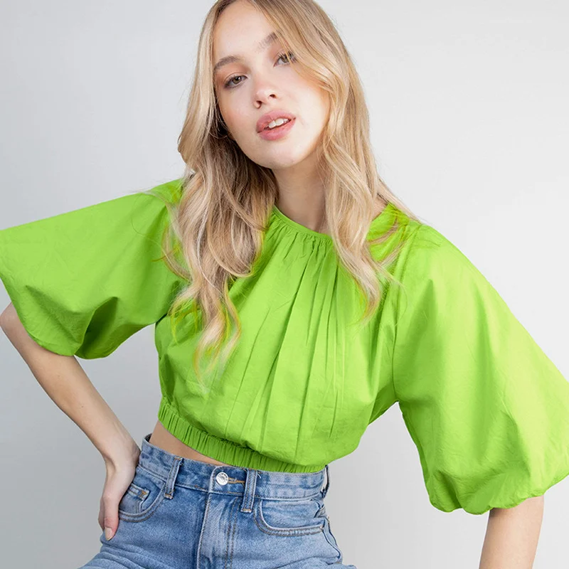 Fashion Summer New Retro Shirt Cotton and Linen Women's Lantern Sleeve Short Loose Round Neck Short Sleeve T-shirt Aesthetic
Fashion Summer New Retro Shirt Cotton and Linen Women's Lantern Sleeve Short Loose Round Neck Short Sleeve T-shirt Aesthetic