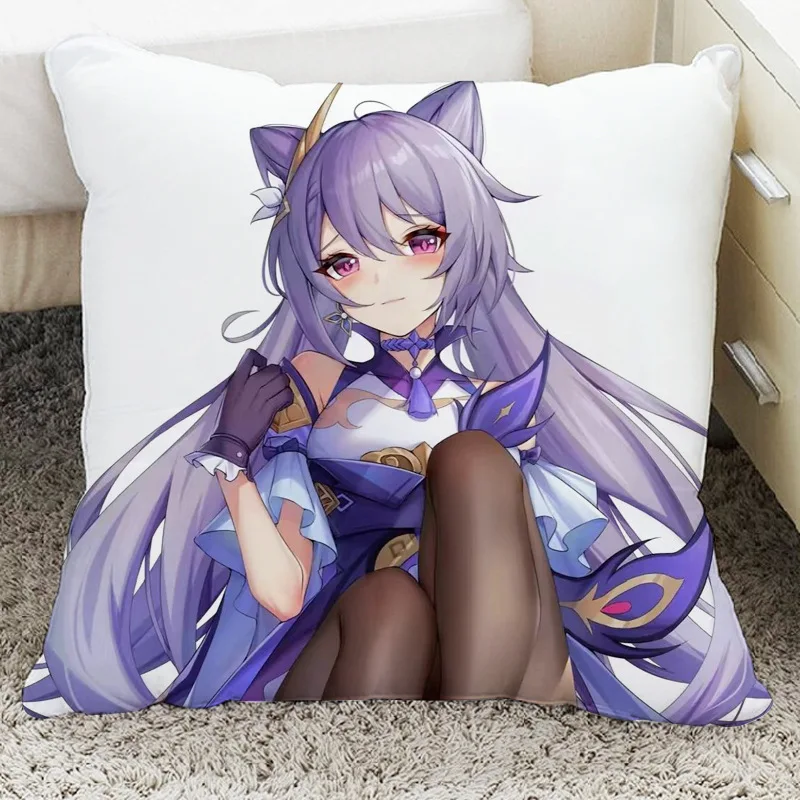 Genshin Impact Cosplay Pillowcase Zhongli Hu Tao Ganyu Xiao Keqing Klee Baal Kazuha Ayaka Cute Cushion Double Side Pillow Gift
Genshin Impact Cosplay Pillowcase Zhongli Hu Tao Ganyu Xiao Keqing Klee Baal Kazuha Ayaka Cute Cushion Double Side Pillow Gift