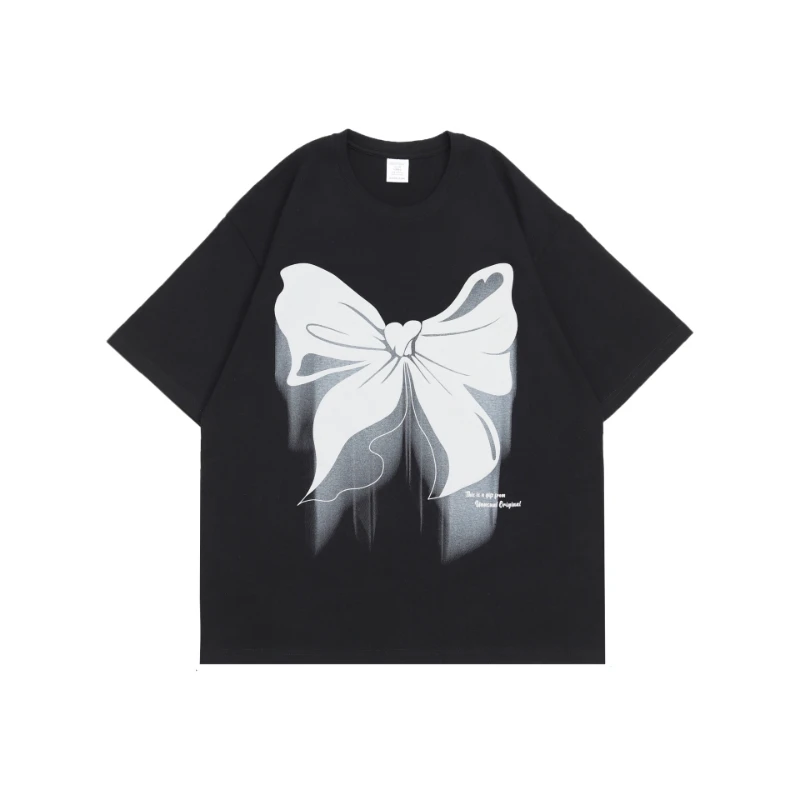 2023 Summer Men's New Hip Hop T-shirt Street Dress Bow Print T-shirt Short Sleeve T-shirt Harajuku Cotton Loose Top T-shirt
2023 Summer Men's New Hip Hop T-shirt Street Dress Bow Print T-shirt Short Sleeve T-shirt Harajuku Cotton Loose Top T-shirt