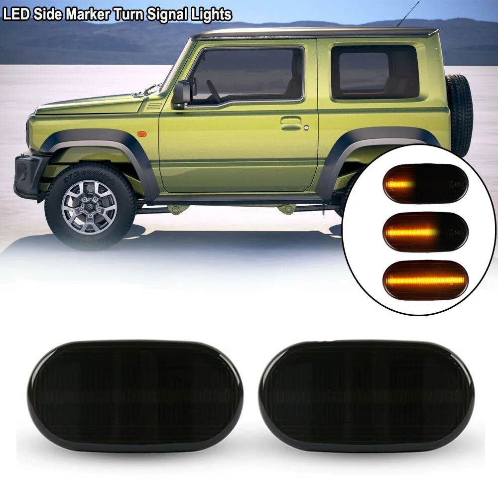 2PCS Dynamic LED Side Sign Light Steering Flash Bell Bell Jimny JB64W JB74 JB23 JB64
2PCS Dynamic LED Side Sign Light Steering Flash Bell Bell Jimny JB64W JB74 JB23 JB64