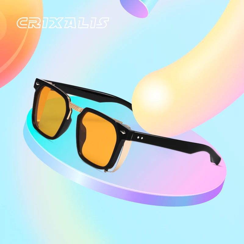CRIXALIS Square Vintage Sunglasses Women Driving Steampunk Sun Glasses For Men 2023 Shades Ladies zonnebril dames Goggles UV400
CRIXALIS Square Vintage Sunglasses Women Driving Steampunk Sun Glasses For Men 2023 Shades Ladies zonnebril dames Goggles UV400