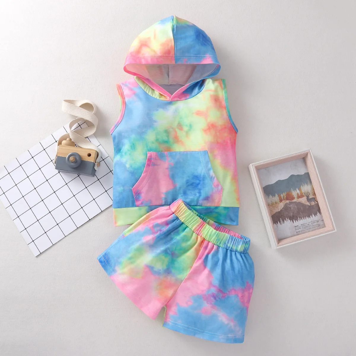 Baby Boy Clothes Kids Summer Clothing 2022 Infant Hooded Tie Dye Vest + Shorts 2pcs Set Toddler Children Casual Hoodie Outfits
Baby Boy Clothes Kids Summer Clothing 2022 Infant Hooded Tie Dye Vest + Shorts 2pcs Set Toddler Children Casual Hoodie Outfits