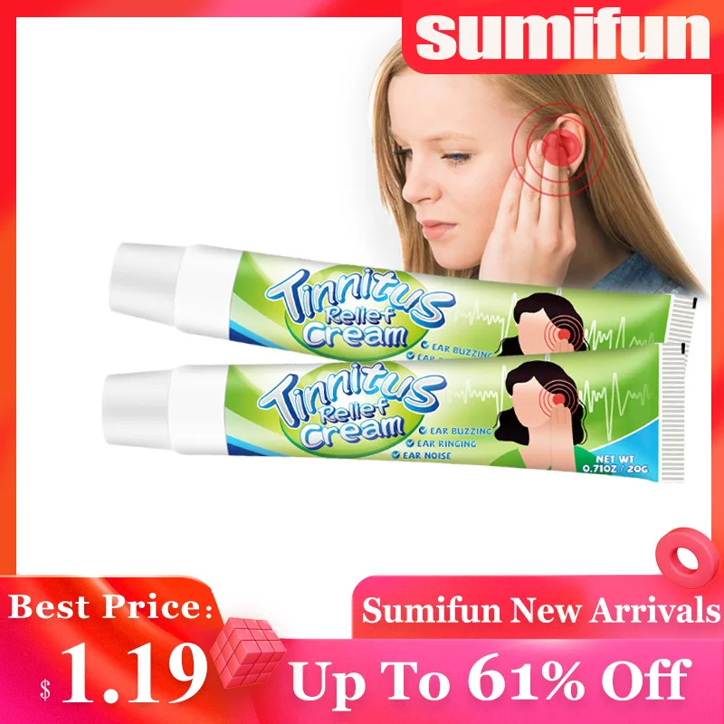 1Pcs 20g Sumifun New Tinnitus Treatment Cream Protect Hearing Ear Tingling Care Ointment Pain Relief Massage Medical Plaster
1Pcs 20g Sumifun New Tinnitus Treatment Cream Protect Hearing Ear Tingling Care Ointment Pain Relief Massage Medical Plaster