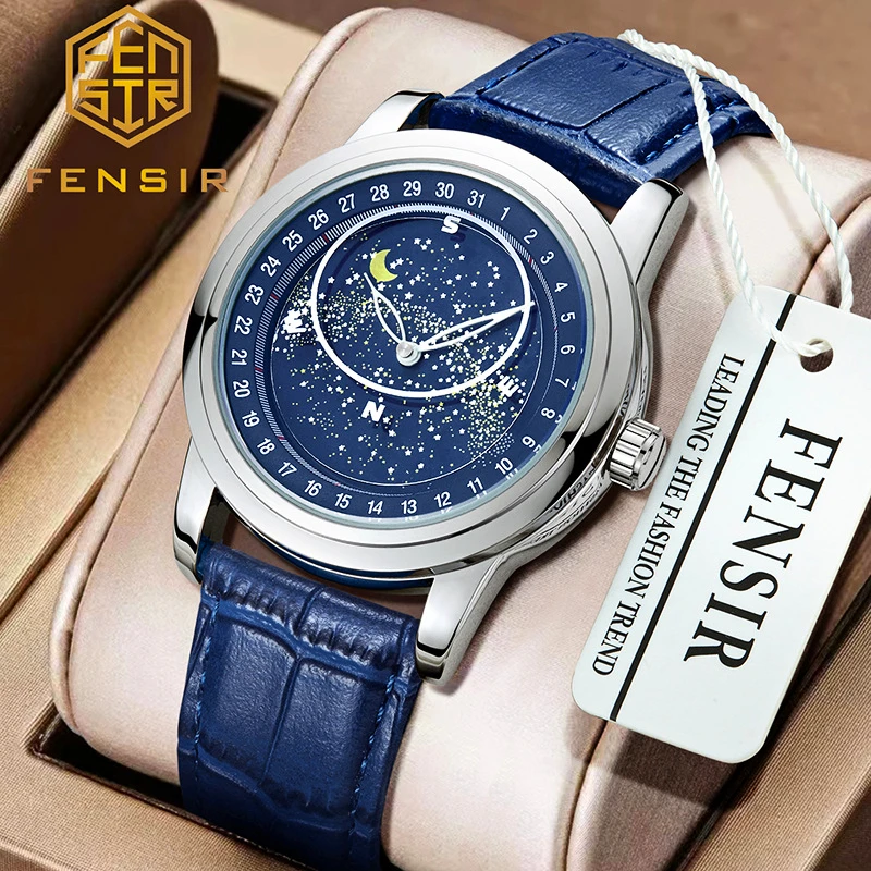 FENSIR- Men's Luxury Watch, Starry Wristwatch, Rotating Dial Luminous ,Watch The Stars, Stainless Steel Watches, Montre Homme
FENSIR- Men's Luxury Watch, Starry Wristwatch, Rotating Dial Luminous ,Watch The Stars, Stainless Steel Watches, Montre Homme