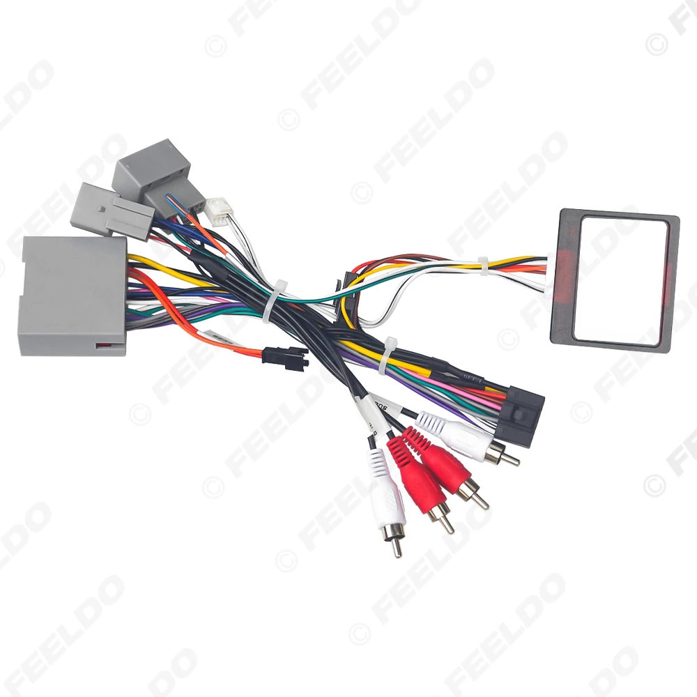 Автомобильный 16-контактный жгут проводов FEELDO для Chevrolet Blazer Ford Explorer, стереоустановочный проводной адаптер
Автомобильный 16-контактный жгут проводов FEELDO для Chevrolet Blazer Ford Explorer, стереоустановочный проводной адаптер